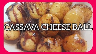 CASSAVA CHEESE BALL sallysbestrecipemix [upl. by Sender]