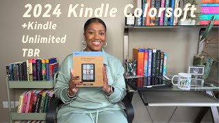 2024 Kindle Colorsoft Unboxing 📦 Adding 20 Kindle Unlimited Books to TBR📚 [upl. by Hilde]