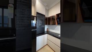 ✨ Sleek amp Stylish Modular Kitchen Tour 🏡🍽️  Compact amp Functional Design 🌟 [upl. by Petey]