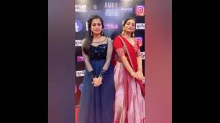 Puthu Puthu Arthangal Serial VJ Parvathy💖💖 Reel Video With Nakshathra💖💖 [upl. by Aihsoj]