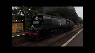 WATERCRESS LINE AUTUMN STEAM GALA 6th102024 CANON EOS 7D FOOTAGE [upl. by Erhart]