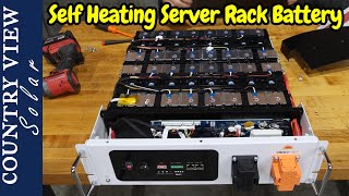 New Heated Server Rack Battery  Overview and Installation  SunGoldPower [upl. by Aixela]