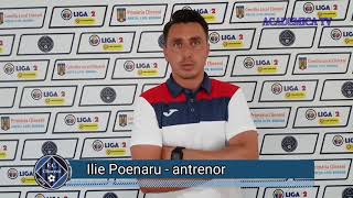 Ilie Poenaru prefațează meciul de la Oradea [upl. by Eimot605]