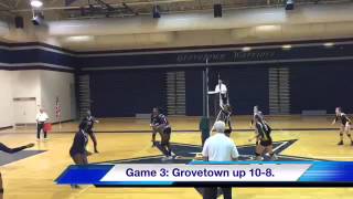 Grovetown vs Harris County GHSA Class AAAAA Volleyball Second Round 10 19 2015 [upl. by Swirsky]