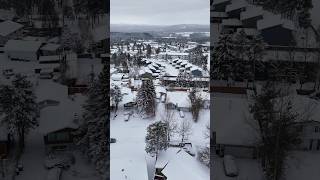 Snowcovered Whitehorse glowing in the night amp morning❄️🇨🇦 whitehorseyukon shortsviral yukon [upl. by Htez]