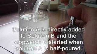 Iodine Clock Reaction [upl. by Hazlett]