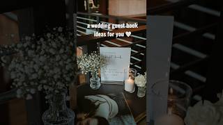 a wedding guest book idea weddingday weddingideas weddingtips weddingtipsandtricks wedding fyp [upl. by Ynatirb]