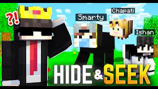 Minecraft Hide and Seek BUT WE ARE MOBS YesSmartyPie KhatarnakIshan ChapatiHindustaniGamer [upl. by Ashia]