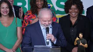 Lula anuncia novos ministros de Estado [upl. by Ytsirhk837]