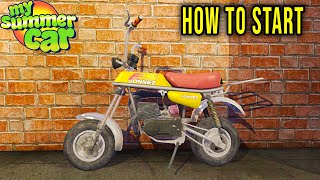 HOW TO START BIKE  MOPED  JONNEZ ES  My Summer Car Tips 14  Radex [upl. by Collyer]