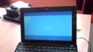 Asus 1005HAH Windows XP bootup [upl. by Niccolo]