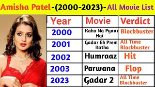 Amisha patel 20002023 box office reportAmisha Patel all film list flop and hitAll Film list [upl. by Jada]