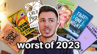 the WORST books i read in 2023 of the 200 i read [upl. by Mozelle]