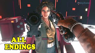 DEATHLOOP  ALL ENDINGS Good Ending Bad Ending and Secret Ending PS5 [upl. by Ericka]