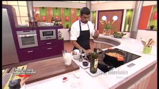 Receta pollo en salsa con arroz tricolor [upl. by Devona]