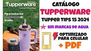 Catálogo Tupperware Tupper Tips 15 2024 pdf [upl. by Teagan]