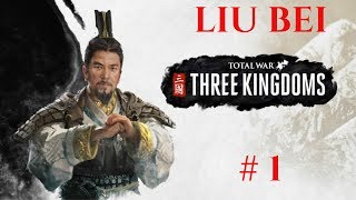 FR TOTAL WAR Les Trois Royaumes  Liu Bei  Simposer face aux Turbans Jaunes  1 [upl. by Sorci]