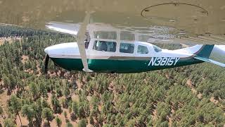 Cessna 210D Centurion  Clints Well AZ Flyover 23August2020 N3815Y [upl. by Cairns]