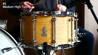 Brady 14x8 Jarrah  Tunami Ply Snare Drum [upl. by Roel121]