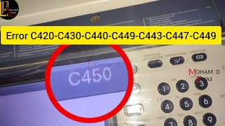 How to change photocopy machine thermistor in Tamil தமிழ் Error C420C430C440C449C443C447C449 [upl. by Yarb]