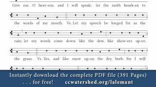 Lalemant Propers Holy Saturday Example Simple English Psalm Tones [upl. by Benyamin]