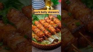 Air fryer grilled pork 🤤 food pork porkbelly [upl. by Otrebmal]