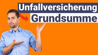 Grundsumme in der Unfallversicherung 2020 unfallversicherung [upl. by Htebesile378]