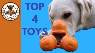 4 Tough Toys To Keep Dogs Busy [upl. by Enined920]