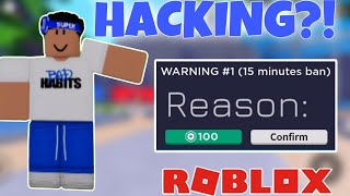 I Got Banned In Roblox Hoopz [upl. by Osi]