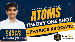 Atoms Atoms and Nuclei unit  Class 12 One Shot Chapter 12 CBSE 2024  Puran Sir  IIT Delhi [upl. by Aniaz]