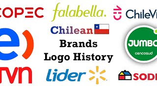 Chilean Brands Logo History [upl. by Anitnatsnok785]