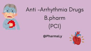 Anti Arrhythmic Drugs [upl. by Ydwor]