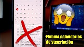 Cómo eliminar eventos de VIRUS del CALENDARIO del iPhone y iPad ⚠️ [upl. by Gerik113]