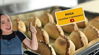 MASA PARA EMPANADA  SALTEÑA 🇧🇴 DOUGH RECIPE 57 [upl. by Arber]