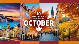 Top 10 Best Places to Visit in October  Travel Video 2024 [upl. by Sivrep456]