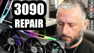 EVGA 3090 Red light No power Repair [upl. by Affra243]