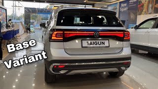 Volkswagen Taigun Comfortline BASE Variant Features  Better than Creta Worthy Detailed Review [upl. by Gaile]