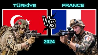 Türkiye vs France military power comparison 2024  Türkiye vs Fransa askeri güç karşılaştırması [upl. by Chobot]