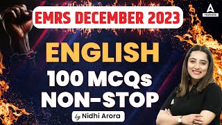 EMRS General English Marathon 2023  English MCQs By Nidhi Arora [upl. by Aivull765]