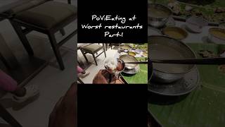 Eating at worst restaurants Part1 food foodie banglore night [upl. by Pebrook]