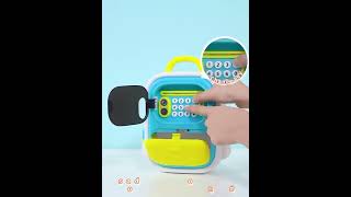 Electric Kids Money Box Fun Indoor Fashion Storage Saving Box With Music Smart Atm Piggy Bank Toys [upl. by Atiuqnahs]