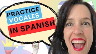 SPANISH VOWELS 🎙 Word Pronunciation Practice [upl. by Leay]