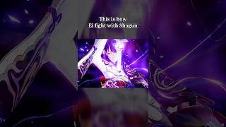 This Is How Ei Fight With Shogun shorts genshinimpact raidenshogun [upl. by Samaria]