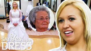 Mother In Law Wants Bride To Wear A quotPrehistoricquot Dress  Say Yes To The Dress Atlanta [upl. by Dagny]