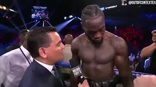 Deontay Wilder post fight interview Expressions [upl. by Acimaj]