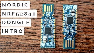 Nordic nRF52840Dongle 24GHz RF Development Board Intro amp Programming Examples [upl. by Liana]