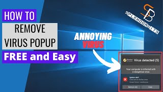 Remove Popup Virus on Windows FREE and EASY [upl. by Leone]