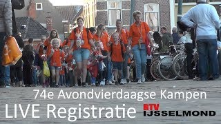 74e Avondvierdaagse Kampen 2019 LIVE registratie [upl. by Karlik879]