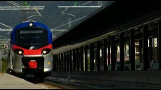 Parte da Isernia il primo treno elettrico monopiano [upl. by Akila]