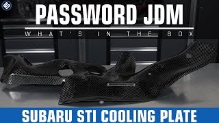 Password JDM Cooling Panel  Subaru STIWRX 2015 [upl. by Eelegna]